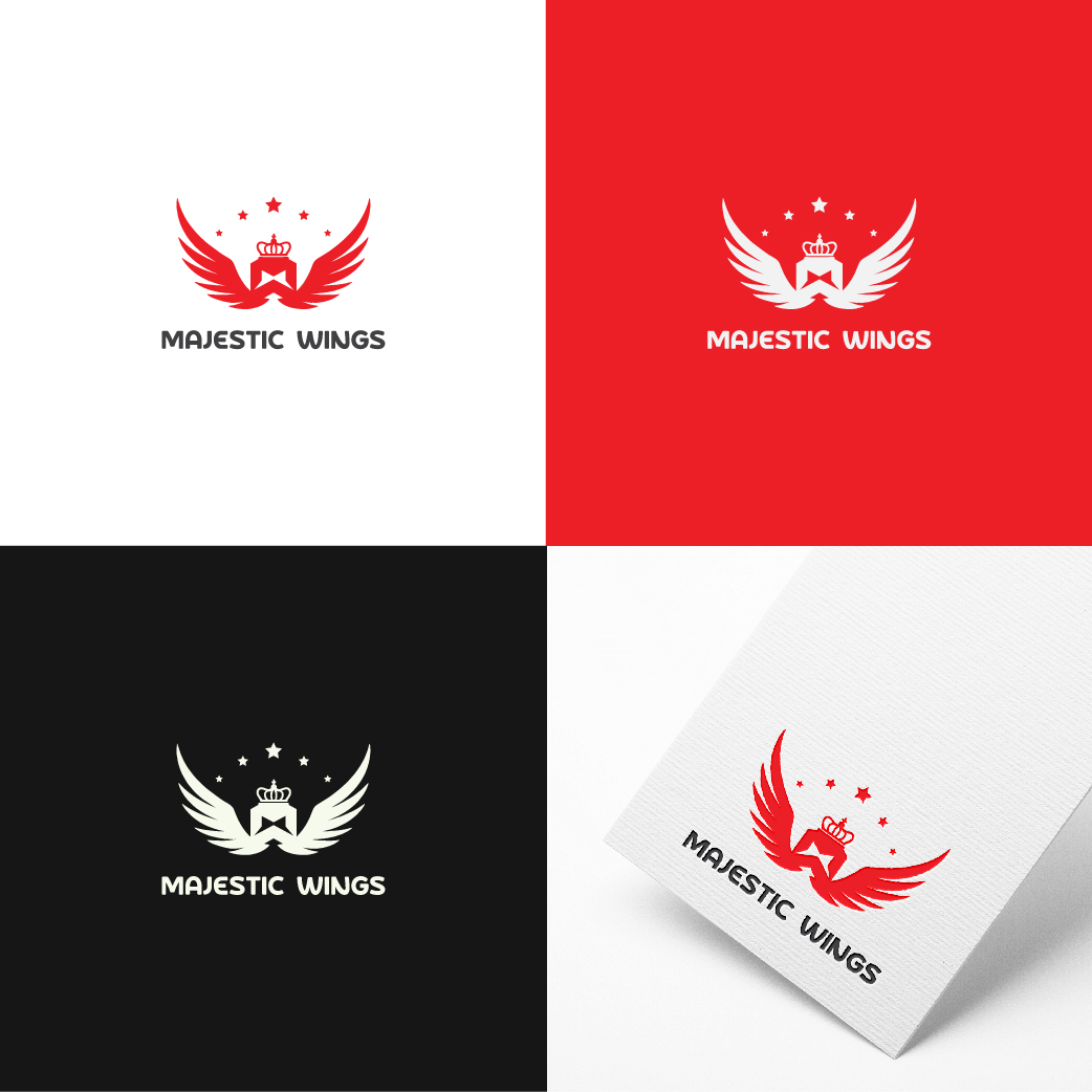 Logo Design by Mime Artworks for king of wings | Design #18341619