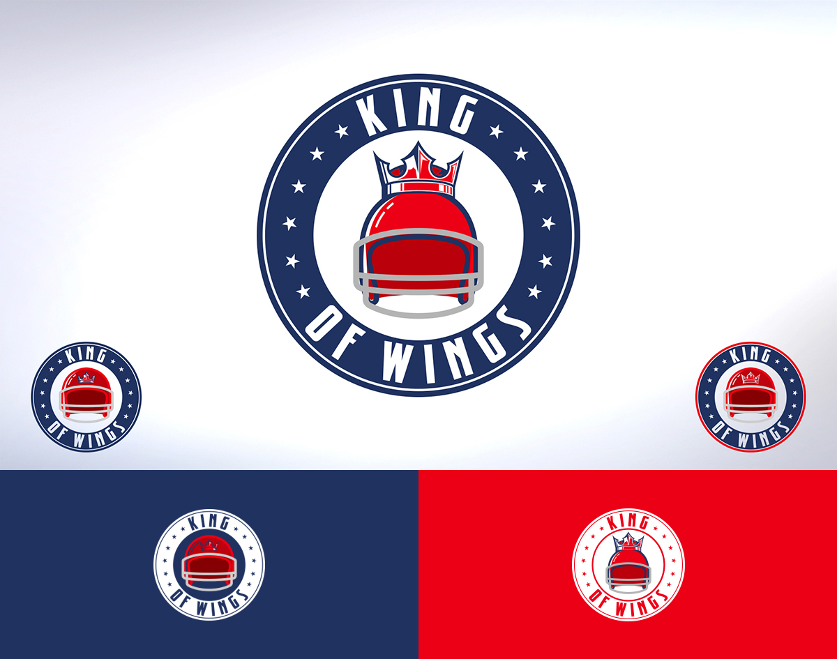Logo Design by Marco Rubio for king of wings | Design #18260275