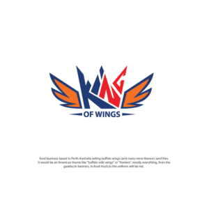 Logo Design by Teamtruncatus for king of wings | Design #18251630