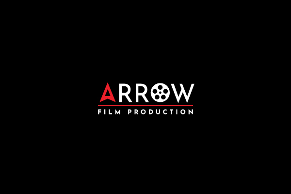 modern professional movie production logo design for arrow film movie production logos