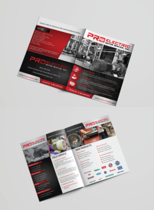 Marketing Brochure for Electric Motor Service Industry  | Diseño de Brochure por alex989