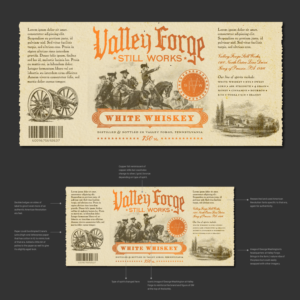 Label Design by Love Buzz for Valley Forge Still Works | Design: #18196240