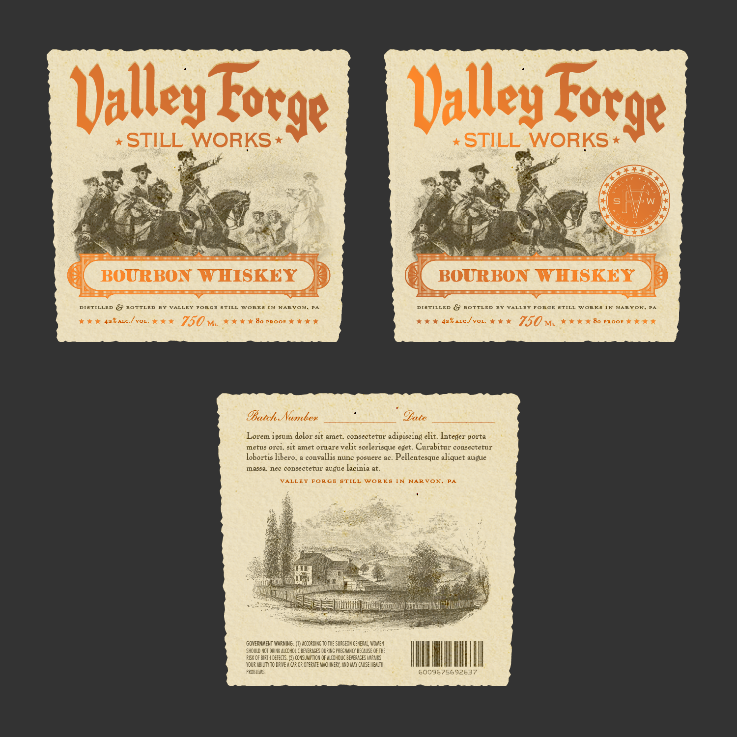 Label Design by Love Buzz for Valley Forge Still Works | Design #18270099