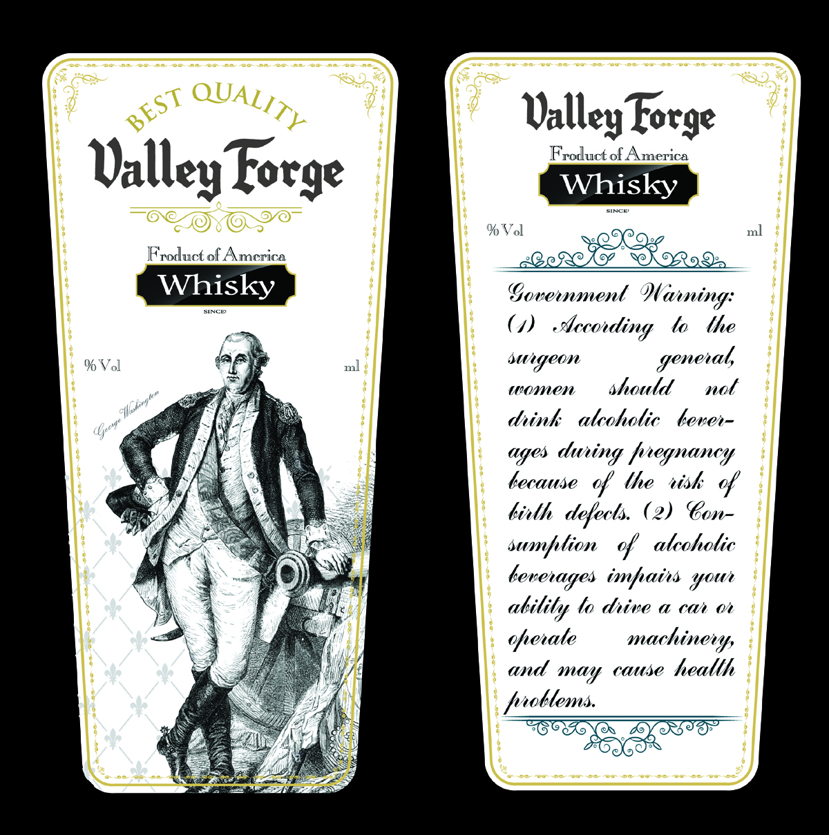 Label Design by hoang lan for Valley Forge Still Works | Design #18259632