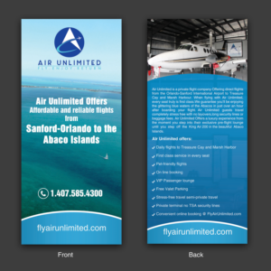 Flyer Design by Schöpfer for Air Unlimited | Design: #18203861