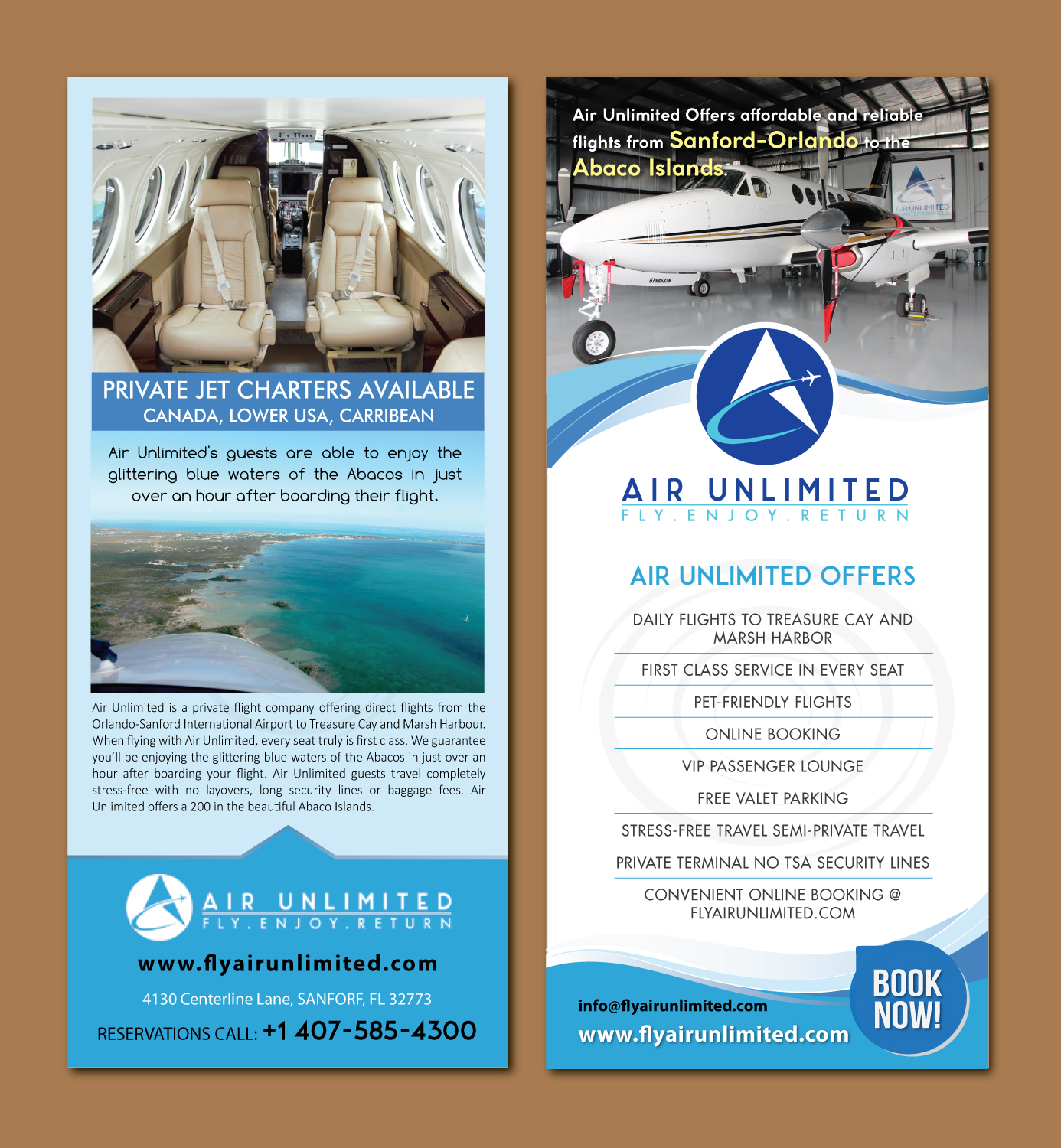Flyer Design by meet007 for Air Unlimited | Design #18205024