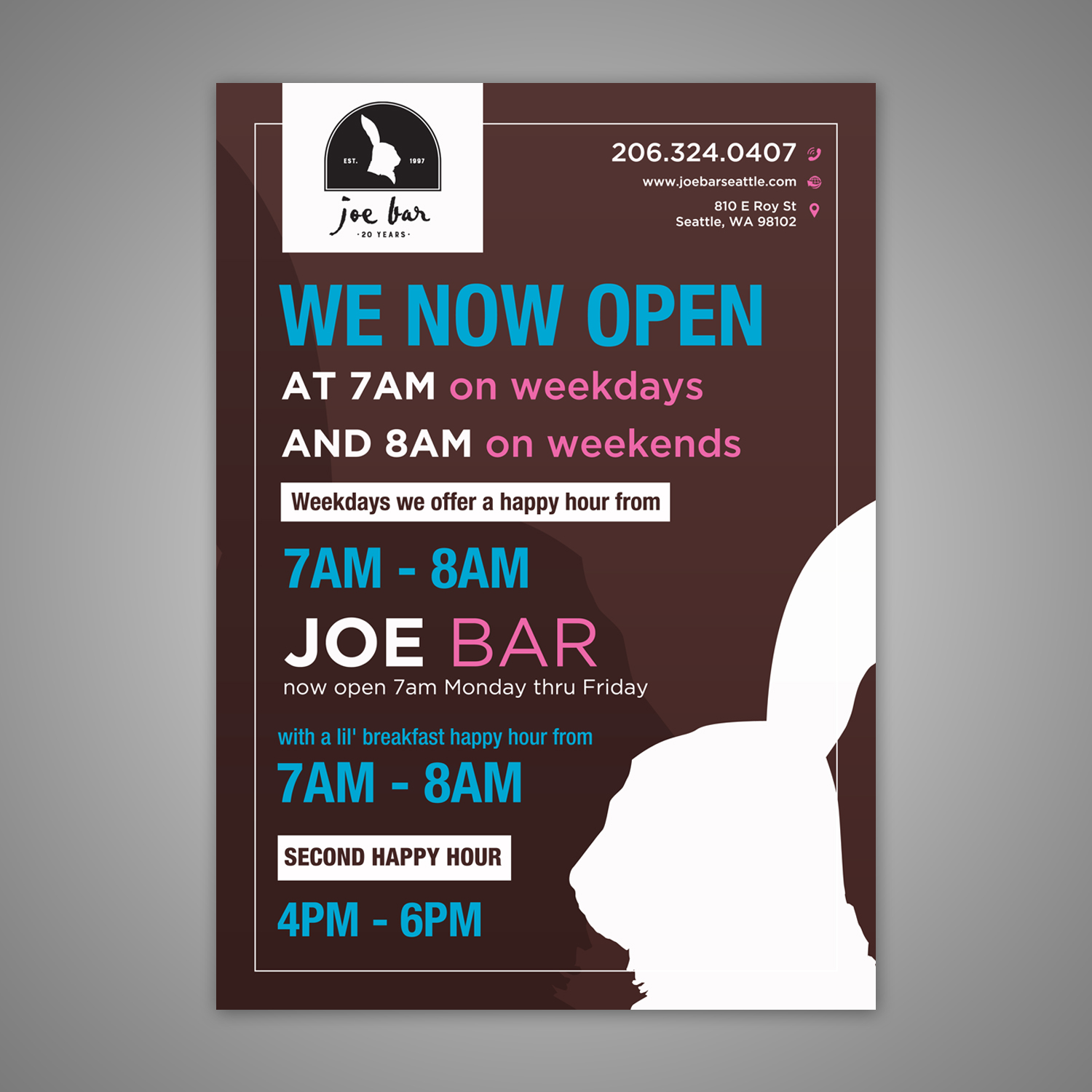 Flyer Design by creative.bugs for Joe Bar | Design: #18203041