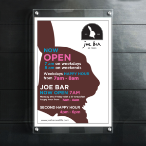 Flyer Design by creative.bugs for Joe Bar | Design: #18205415