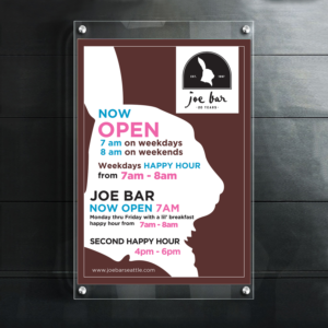 Flyer Design by creative.bugs for Joe Bar | Design: #18205416
