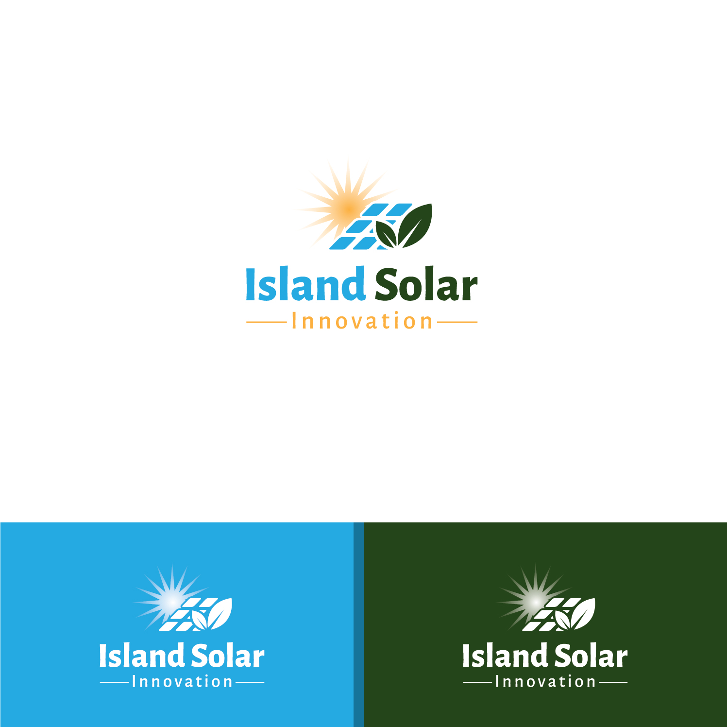 Logo Design by Deziners Zone for Island Solar Innovations  | Design #18192977