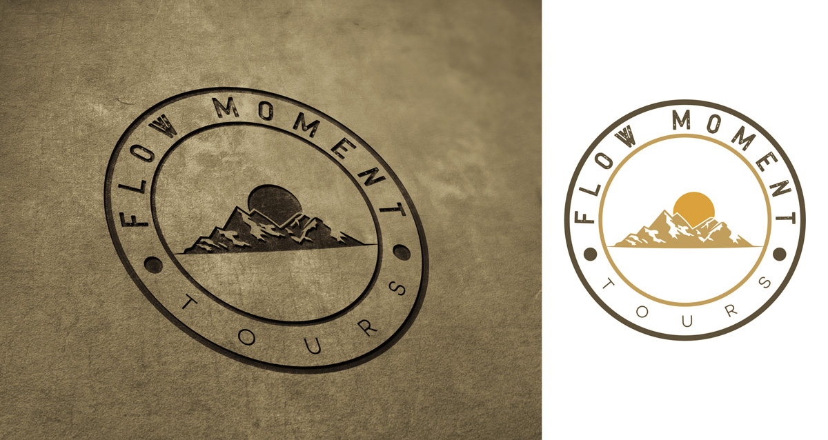Logo Design by Impressive Solutions for flow moment tours | Design #18253021