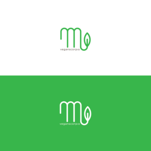 Vegan Scorpio logo | Logo-Design von desainerd