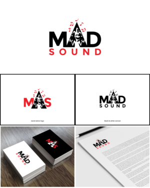 Logo Design by MoonFeather for Mad Sound (ForMusic) | Design #18197185