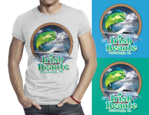 Awesome T-shirt design for fishing boat | Design de T-shirt par Bayu_susilo