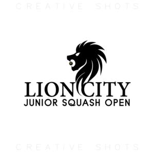 Lion City Junior Squash Open | Logo Design by Creative Shots Studio