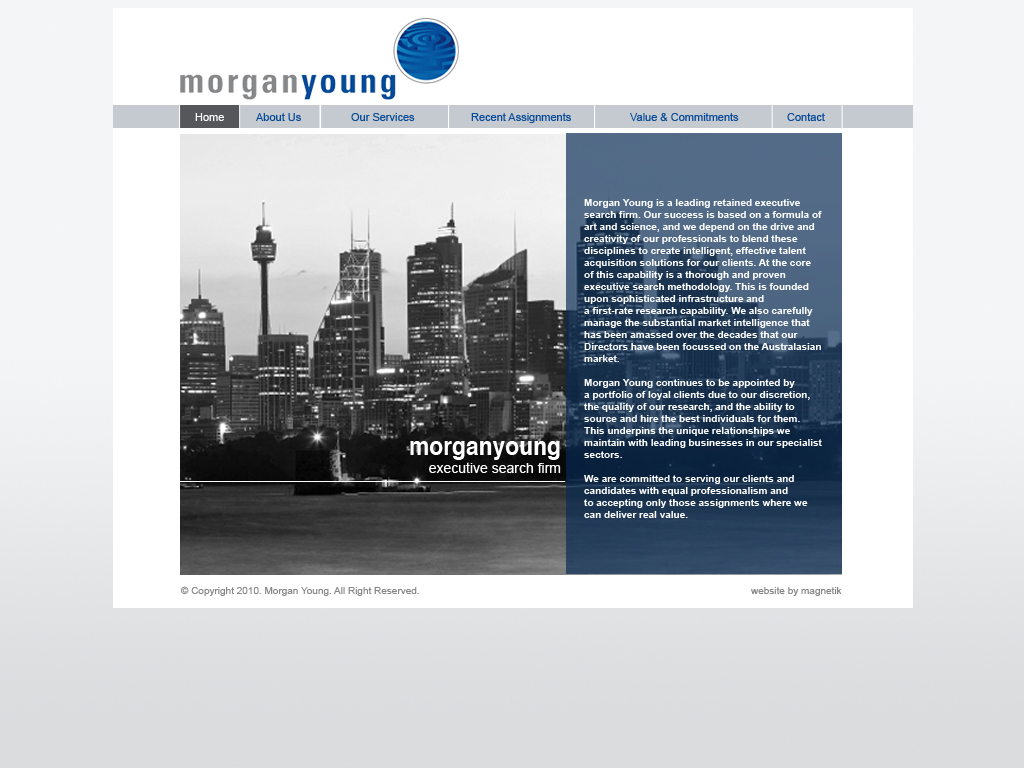 Web Design par Jessie Jasinda pour magnetik | Design : #48753