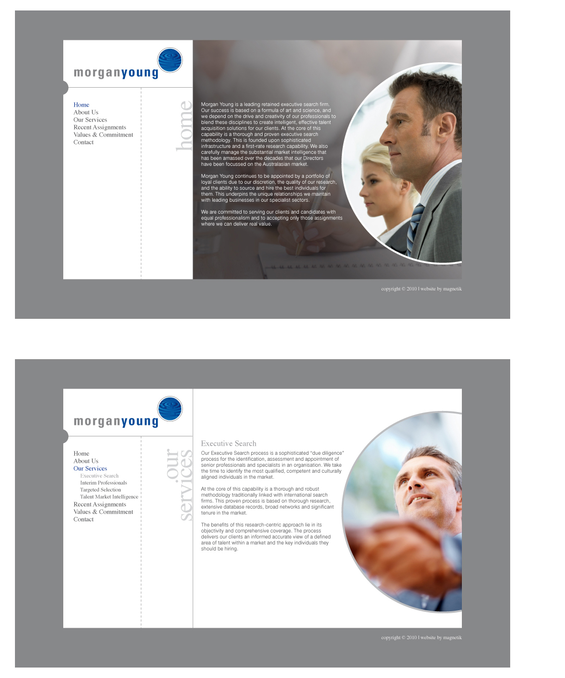 Web Design by logoclinic for magnetik | Design #47804