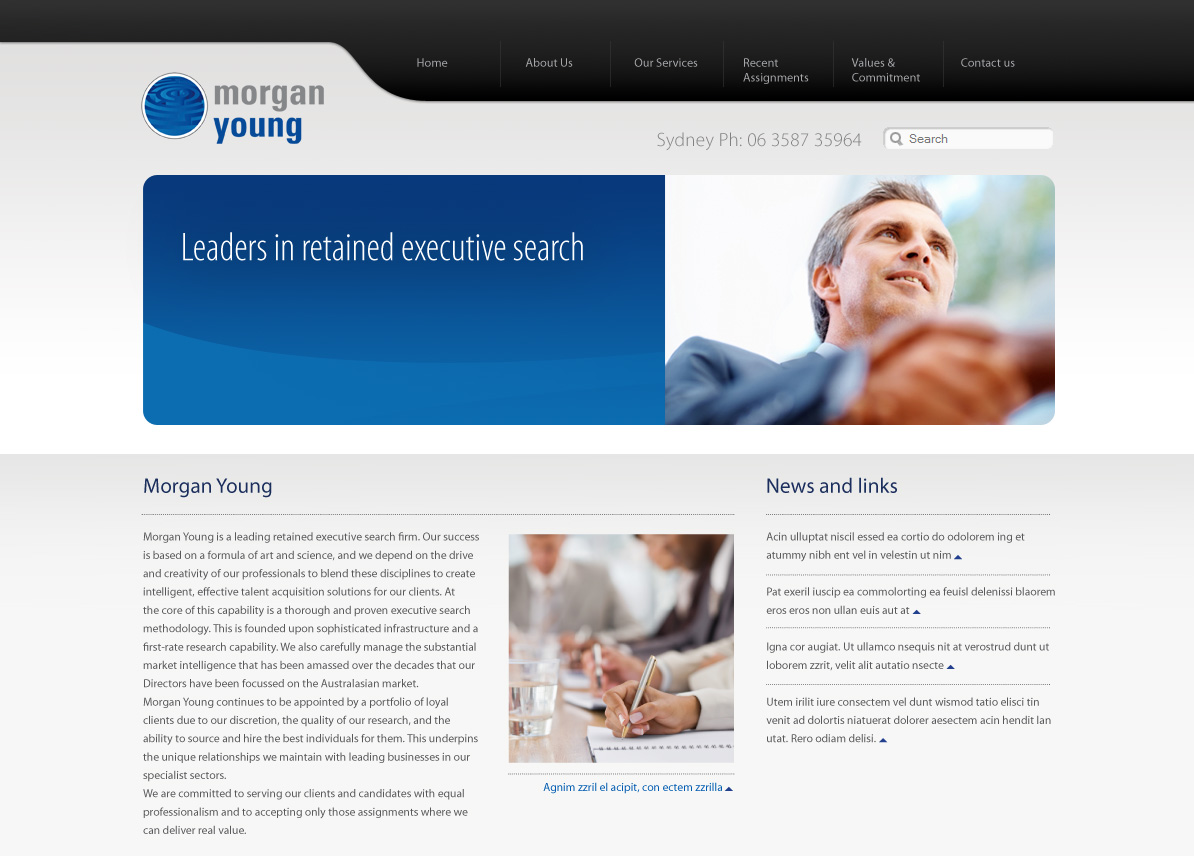Web Design by Freeman Design for magnetik | Design #48800
