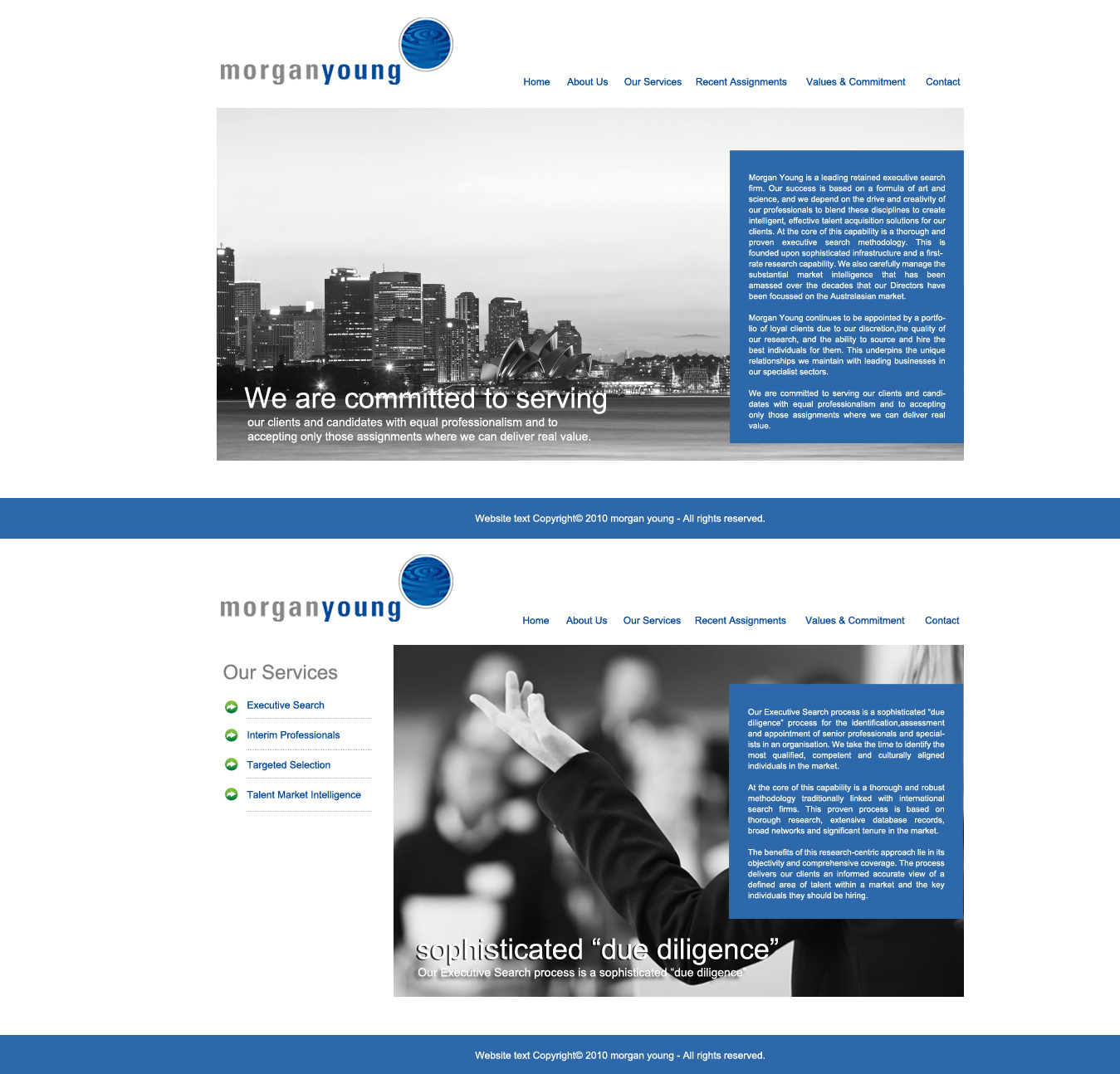 Web Design par weathered83 pour magnetik | Design #48307