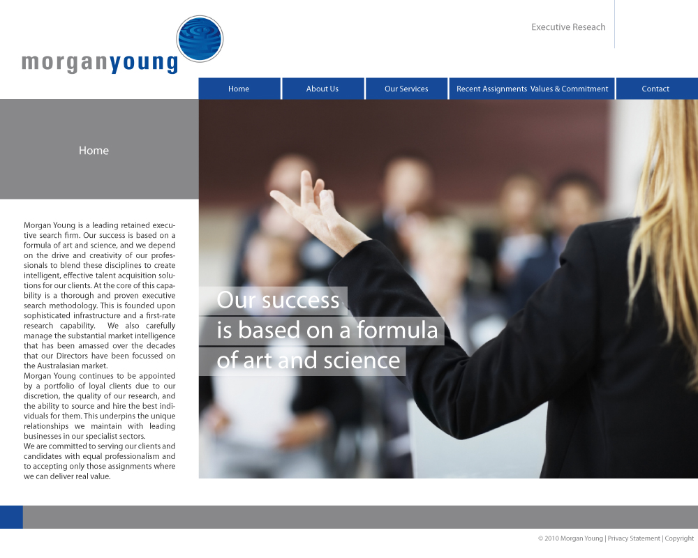 Web Design by f!ng for magnetik | Design #47992