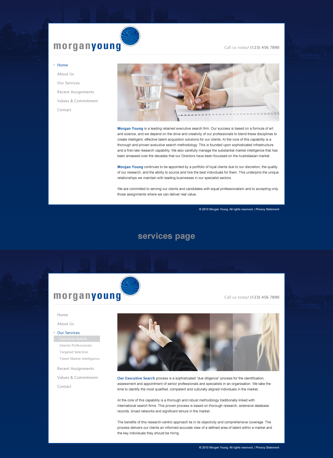 Web Design par jsondesigns pour magnetik | Design #49012