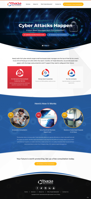 WordPress-Design von pb für Triada Networks LLC | Design: #18204053