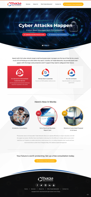 WordPress-Design von pb für Triada Networks LLC | Design: #18204054