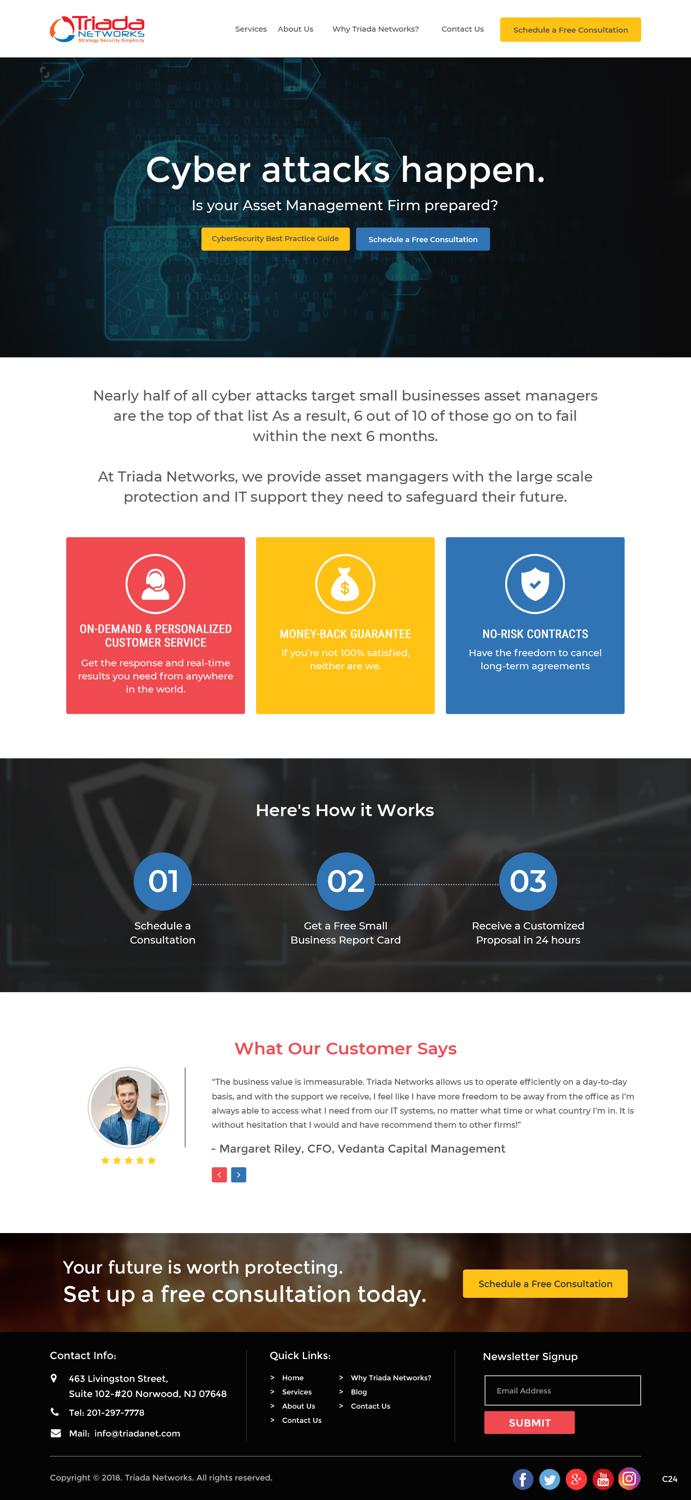 Diseño Wordpress por pb para Triada Networks LLC | Diseño #18204058
