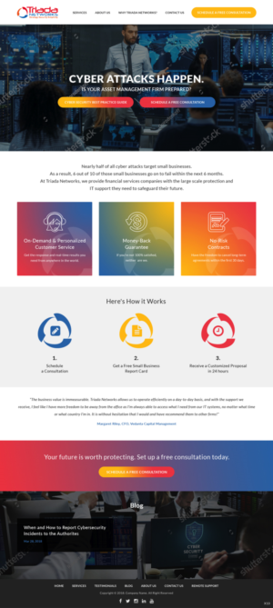 WordPress-Design von pb für Triada Networks LLC | Design: #18204060