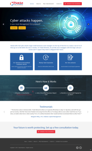 WordPress-Design von pb für Triada Networks LLC | Design: #18204061