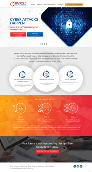 WordPress-Design von pb für Triada Networks LLC | Design: #18204062