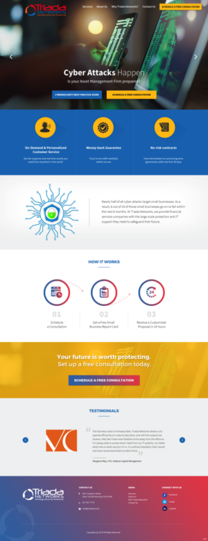 WordPress-Design von pb für Triada Networks LLC | Design: #18204064