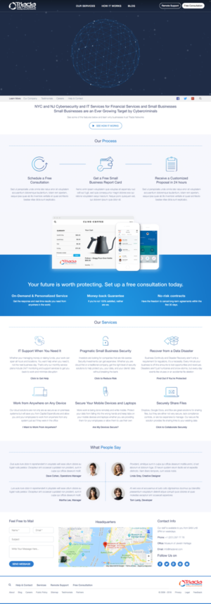Wordpress Design by cCopilot for Triada Networks LLC | Design: #18204240