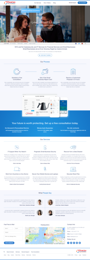 WordPress-Design von cCopilot für Triada Networks LLC | Design: #18204249