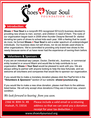 Postcard Design by Parul for Shoes 4 Your Soul Foundation Inc. | Design: #2801154