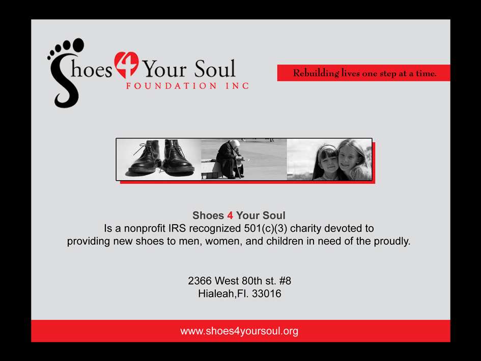 Design de Carte Postale par whitepaper pour Shoes 4 Your Soul Foundation Inc. | Design #2812049