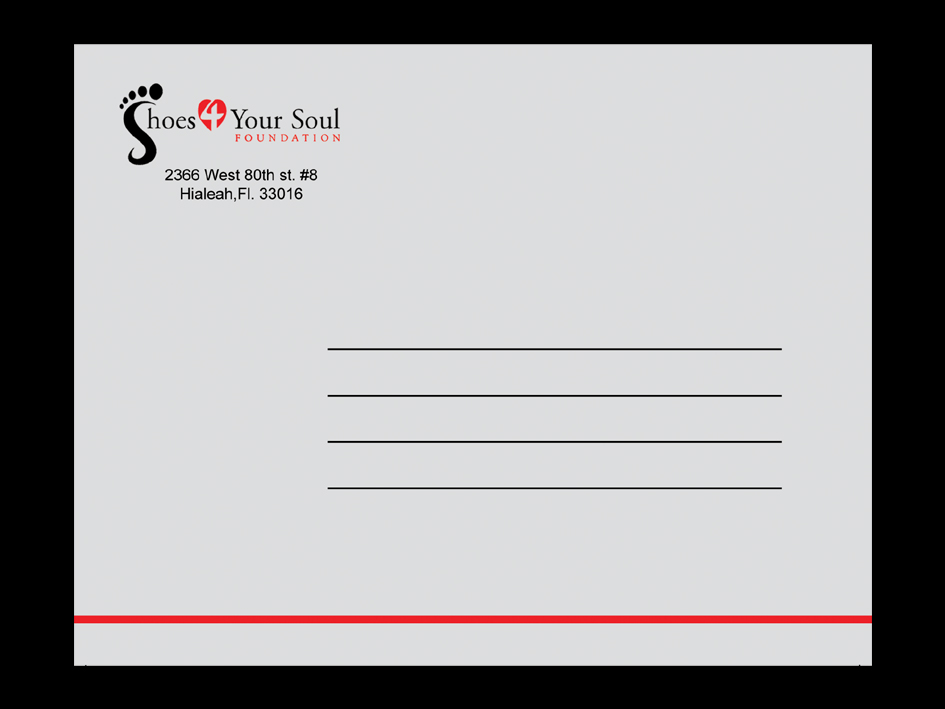 Design de Carte Postale par whitepaper pour Shoes 4 Your Soul Foundation Inc. | Design #2820117