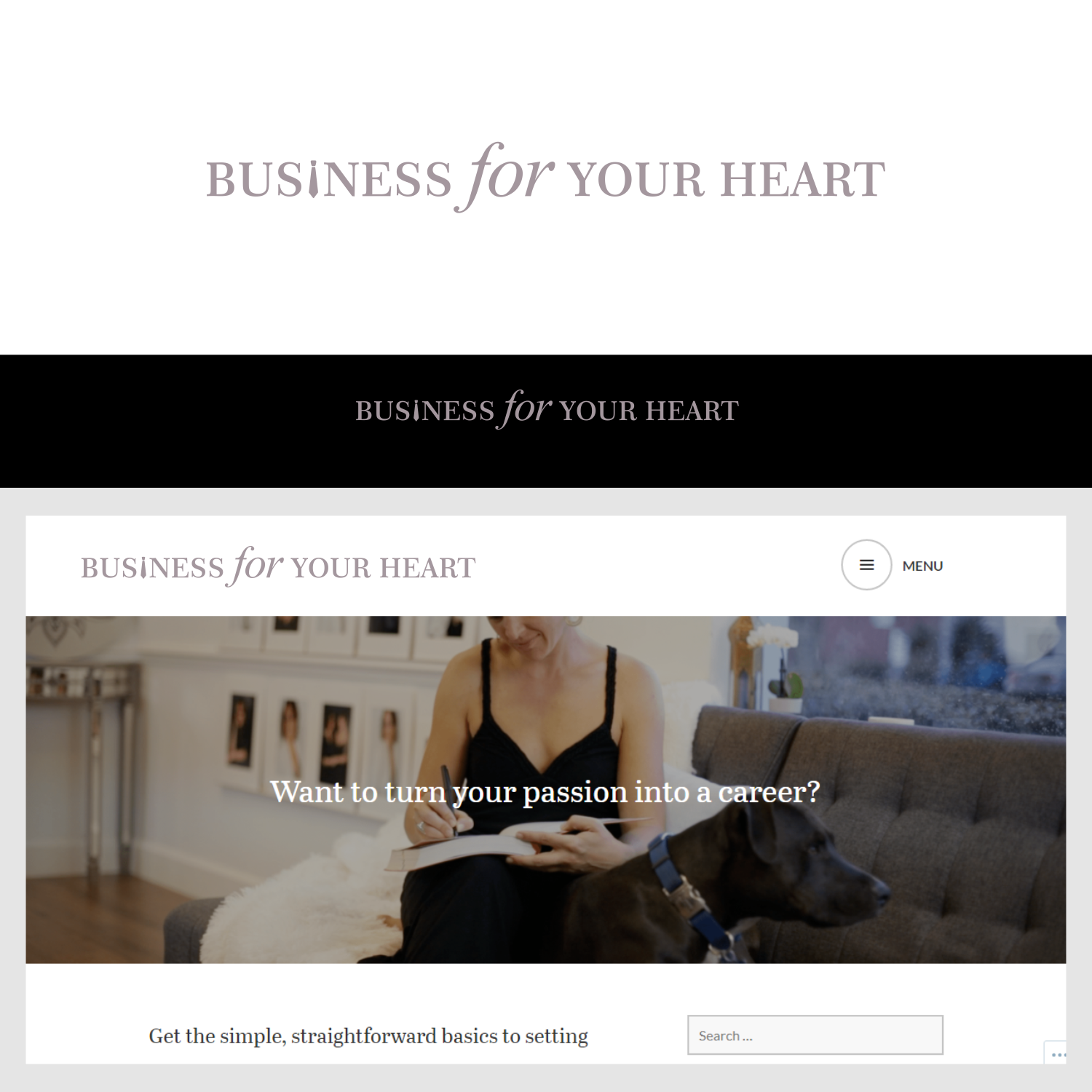 Logo Design by Khalik for Indigo / Business for your heart | Design #18195605