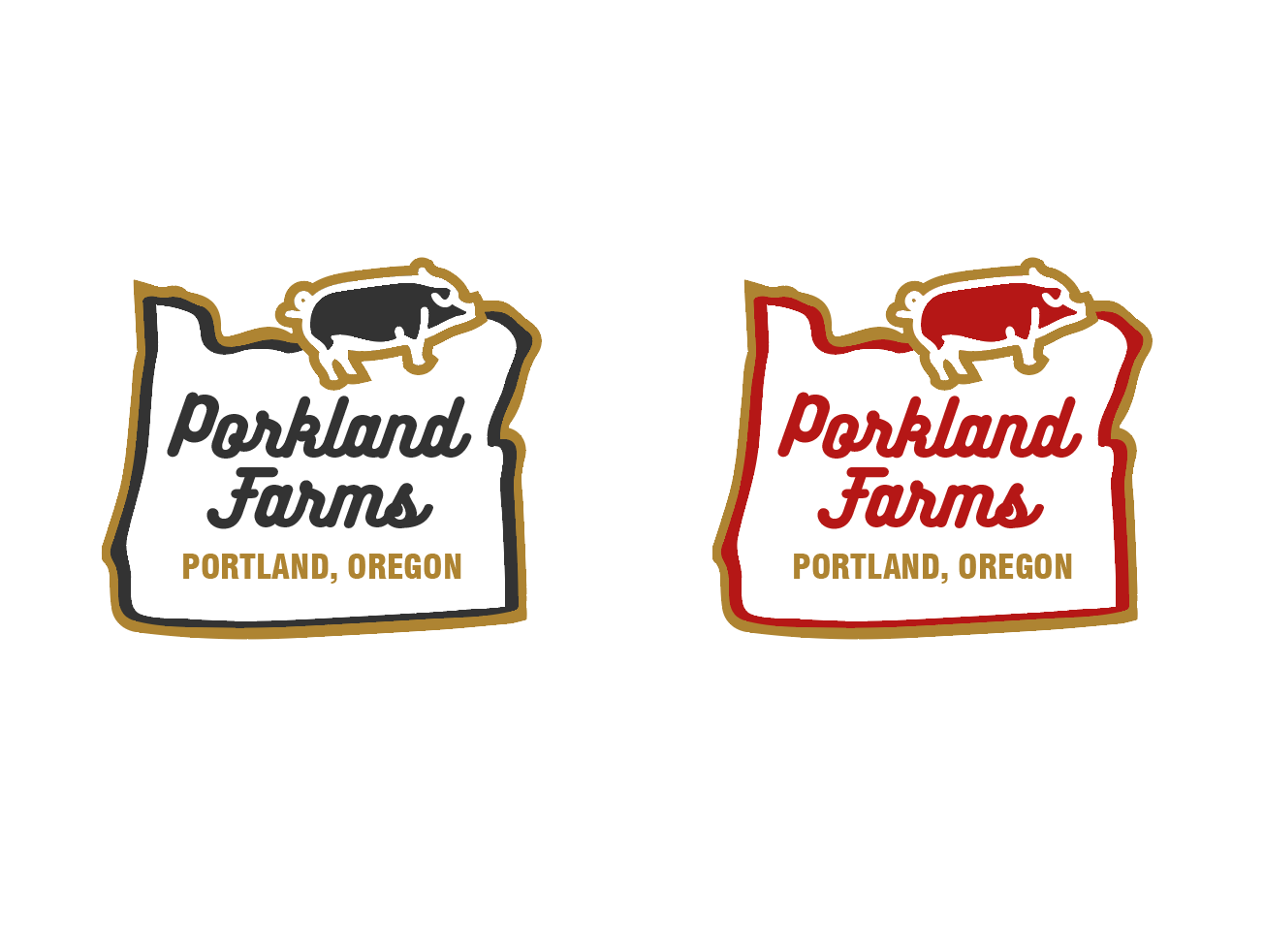 Logo Design by wonderland for Porkland Farms  | Design #18201539