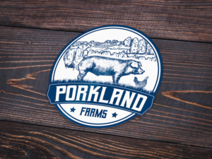 Logo Design by NEX for Porkland Farms  | Design: #18208665