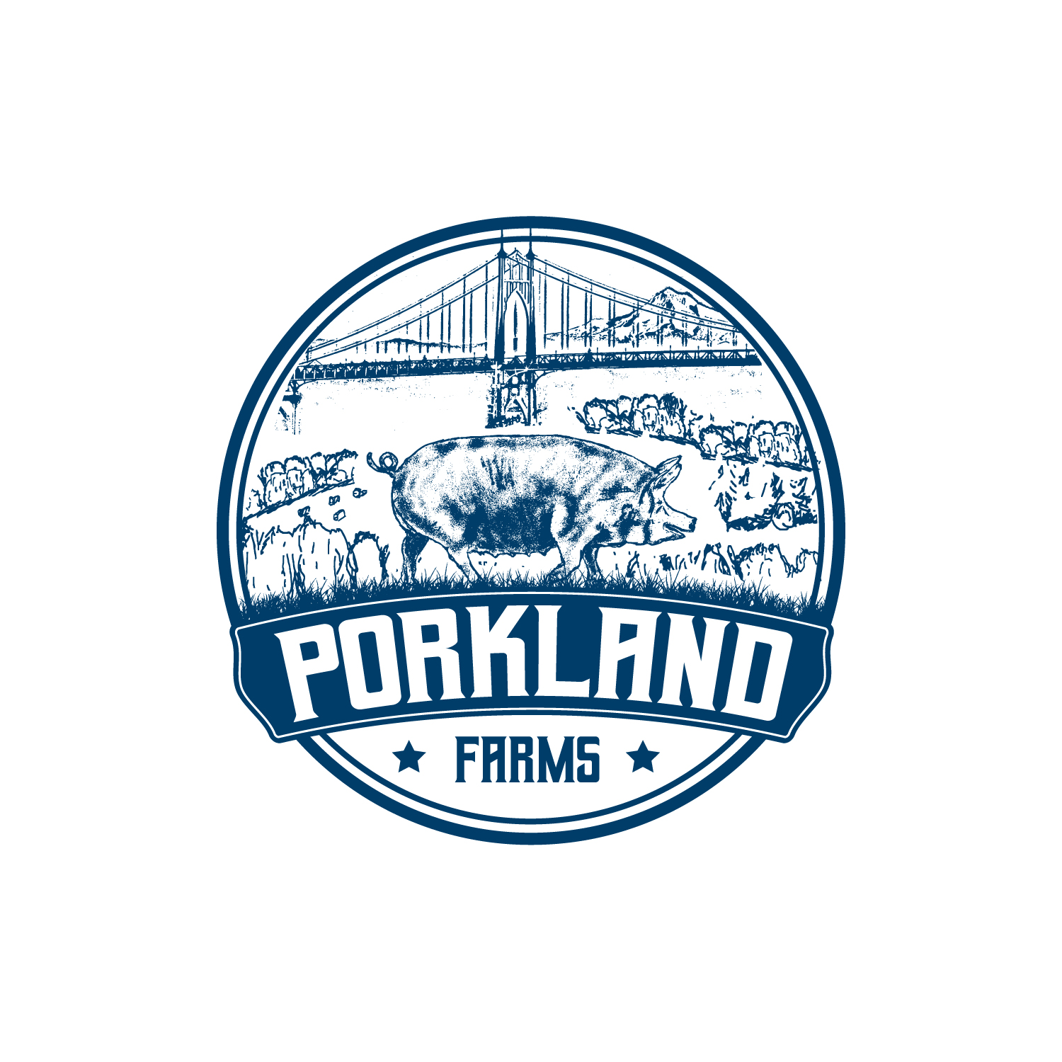 Logo Design by NEX for Porkland Farms  | Design #18260920