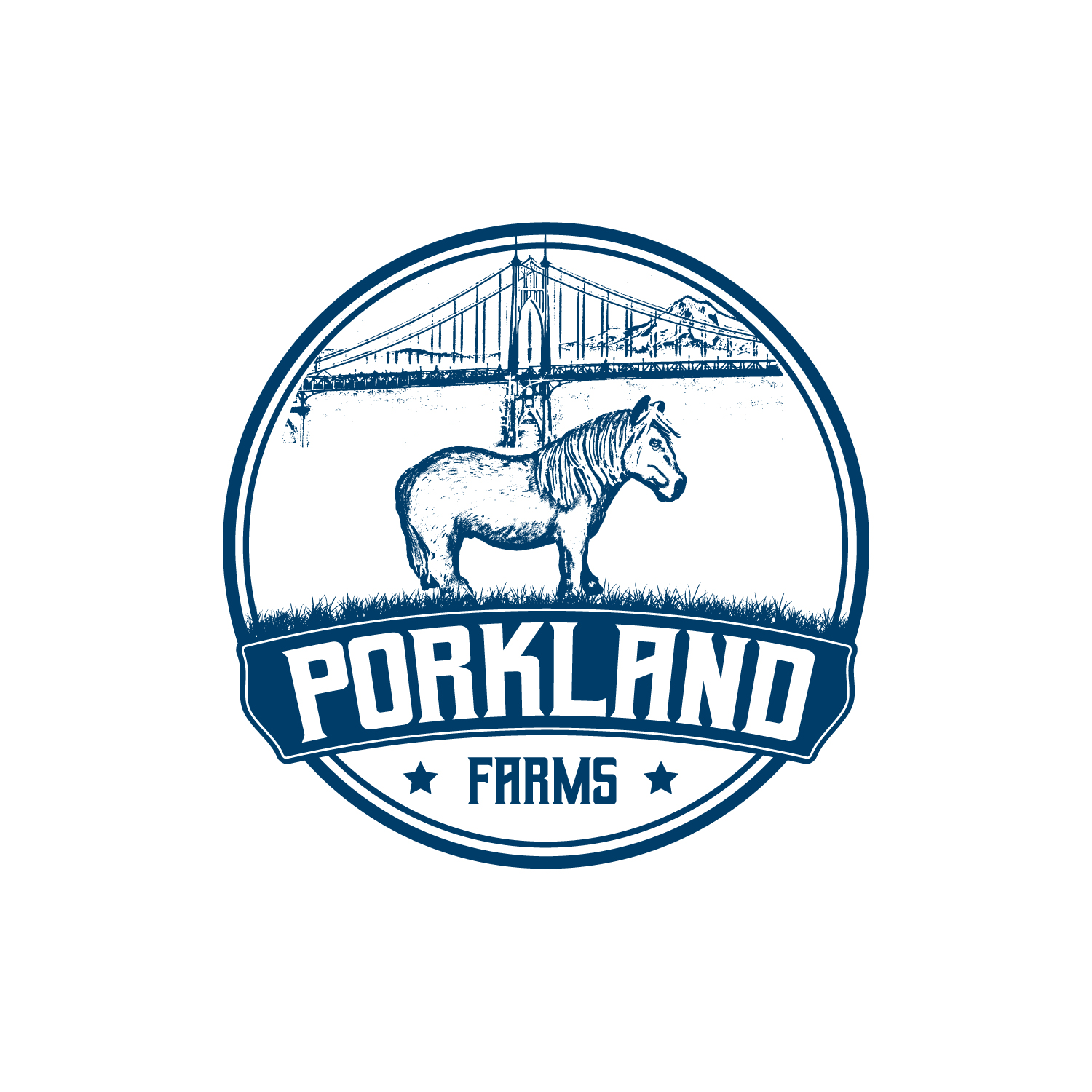 Logo Design by NEX for Porkland Farms  | Design #18261116