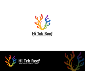 Hi Tek Reef / Aquacultured Collector Corals | Logo Design by VGB