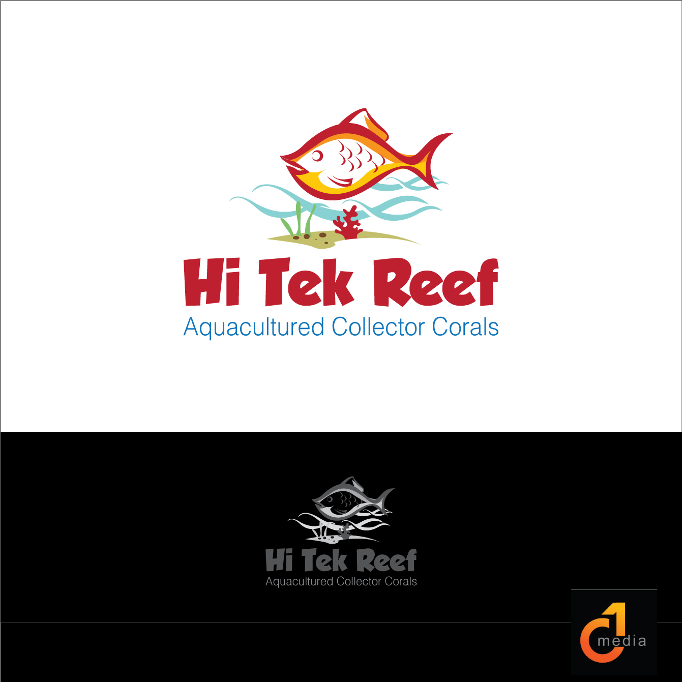 Diseño de Logo por C1 Media para Hi Tek Reef | Diseño #18207606