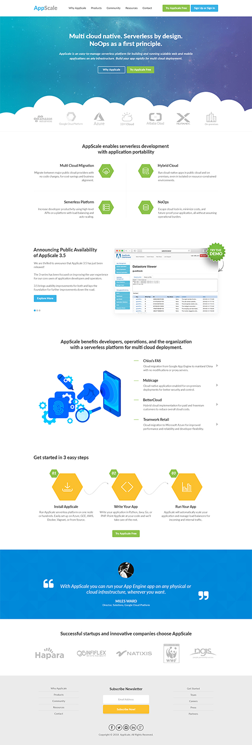 Web Design by RupalTechno for AppScale | Design #18231445