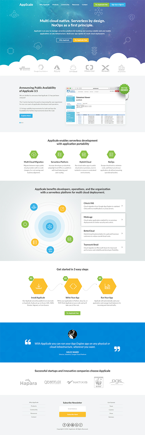 Web Design by RupalTechno for AppScale | Design #18231898