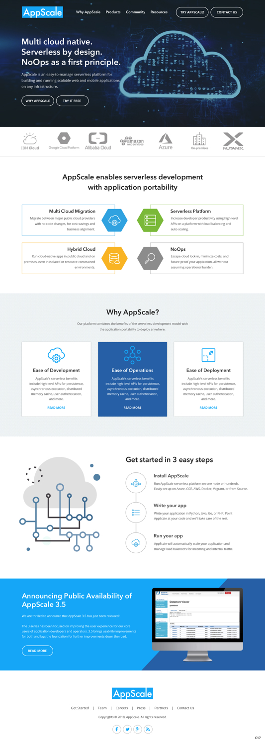 Web Design by pb for AppScale | Design #18203934