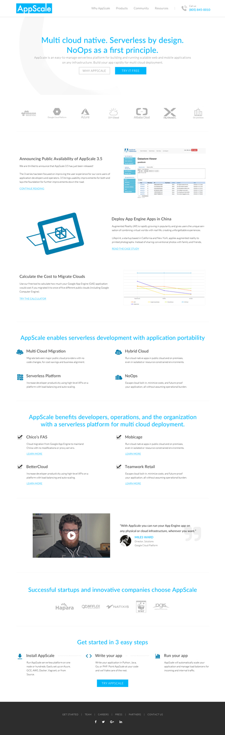 Web Design by Sujit Banerjee for AppScale | Design #18217051