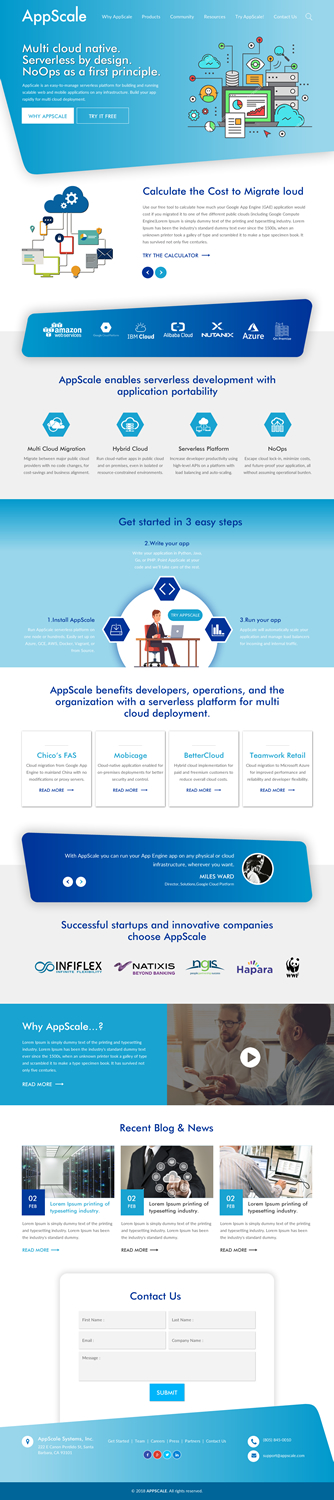 Web Design by rightway for AppScale | Design #18258295