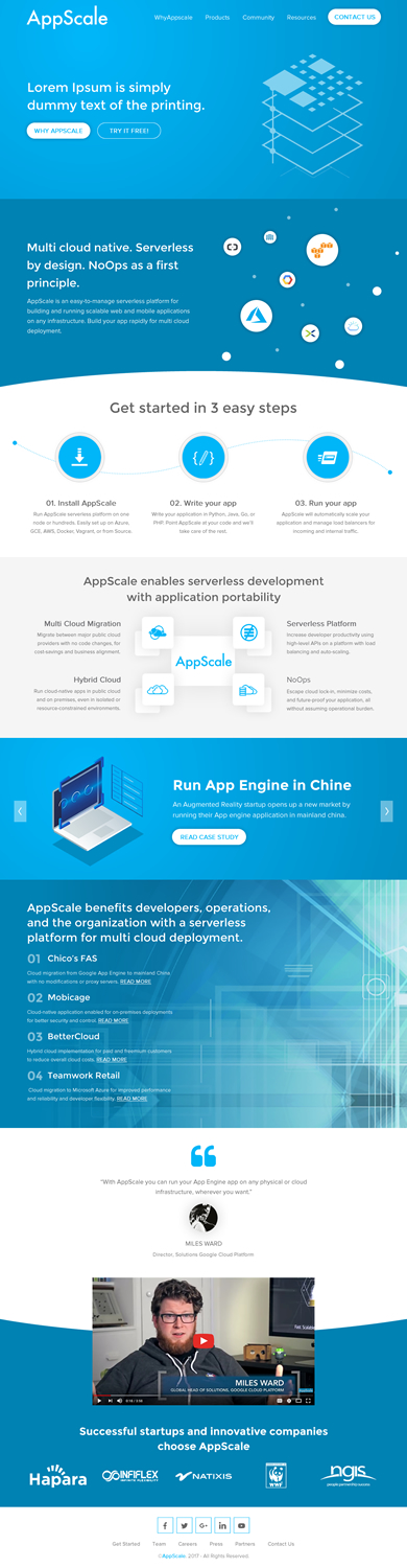 Web Design by rightway for AppScale | Design #18258296